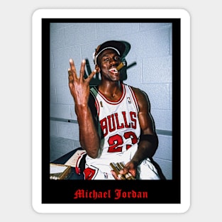 Michael Jordan Cigar Magnet